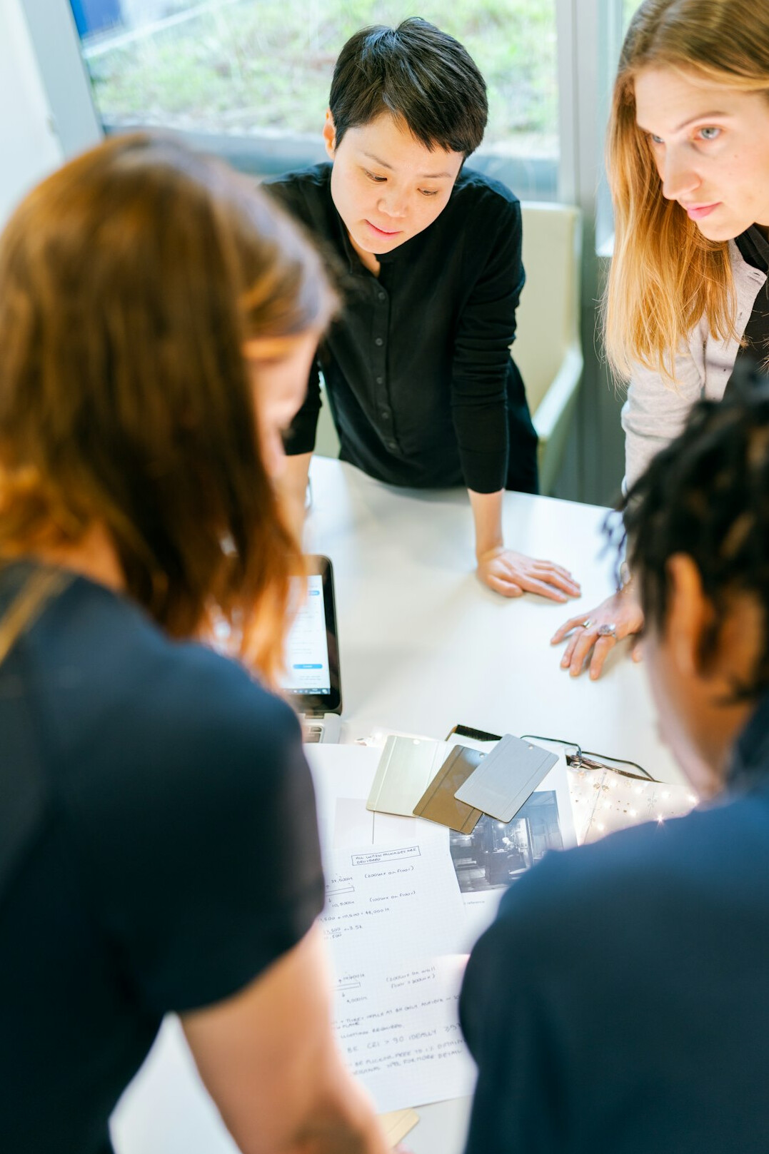 woman leading team discussion